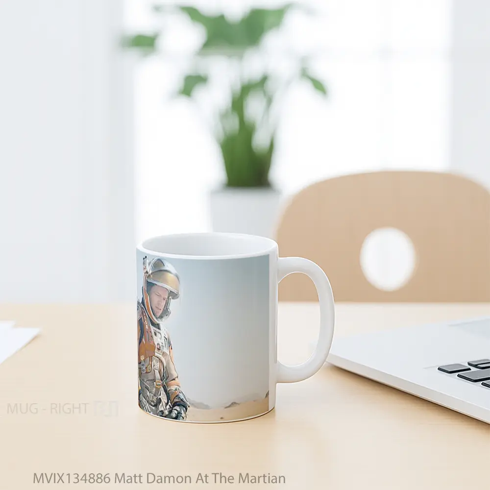 Mug Matt Damon At The Martian Gelas Keramik Unik - All-side / Desain