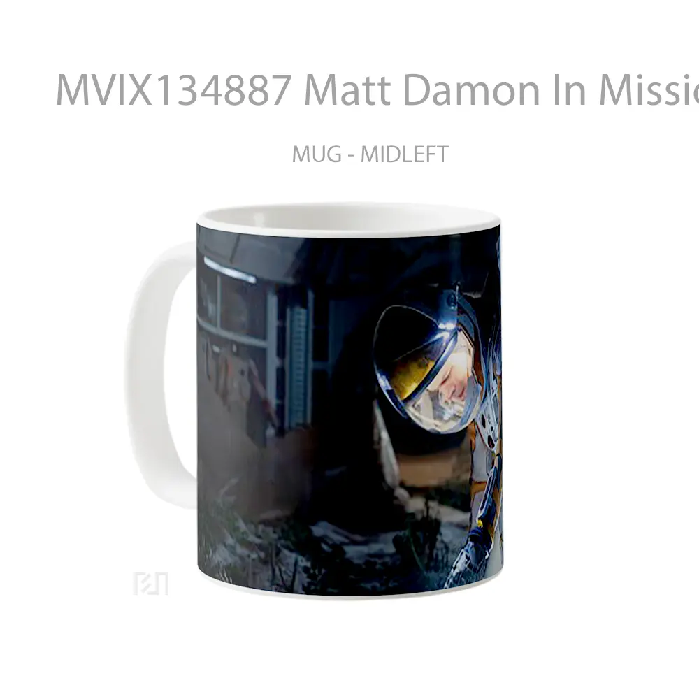 Mug Matt Damon In Mission Rescue Gelas Keramik Unik - All-side / Desain