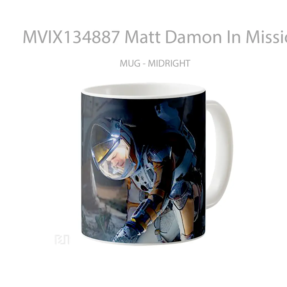 Mug Matt Damon In Mission Rescue Gelas Keramik Unik - All-side / Desain