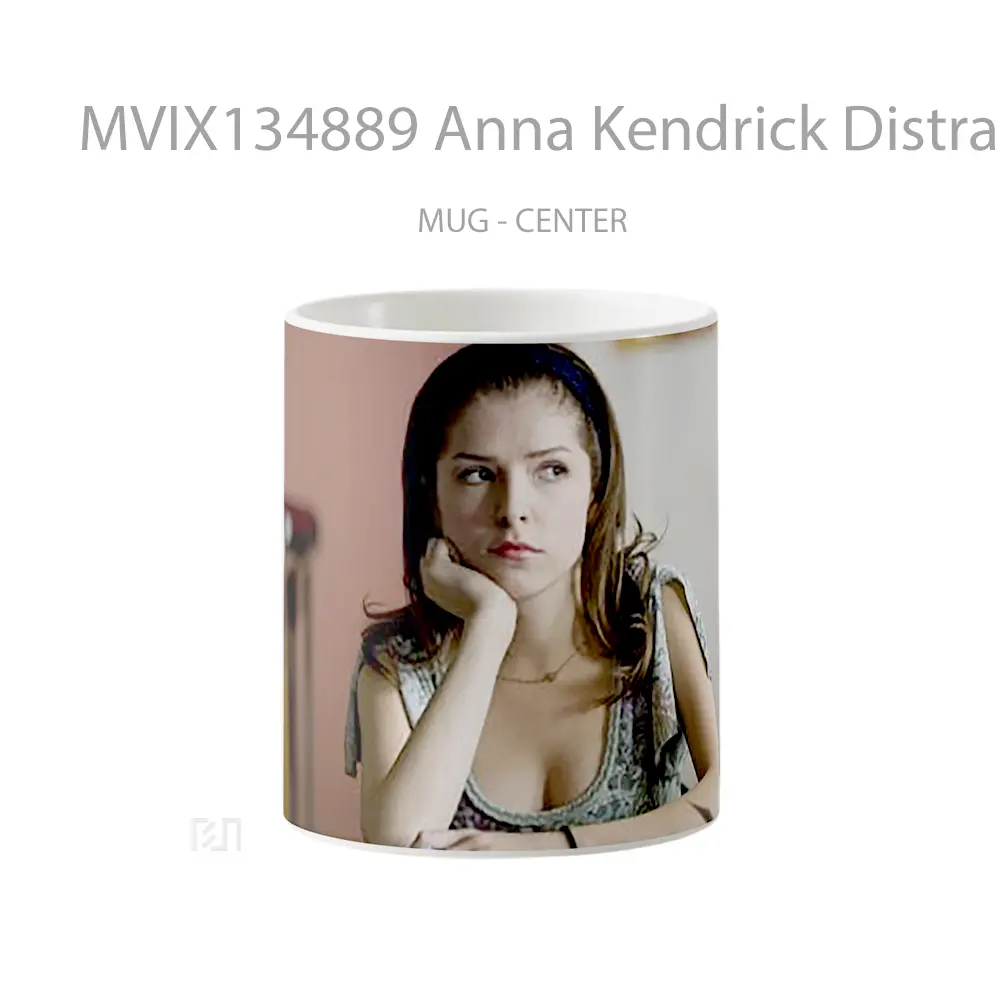 Mug Anna Kendrick Distracted Gelas Keramik Unik