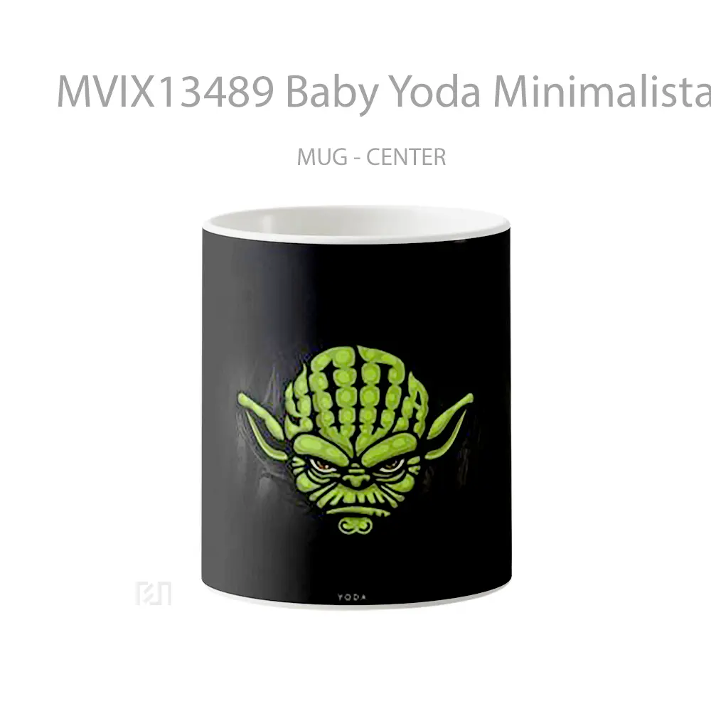 Mug Baby Yoda Minimalista Gelas Star Wars