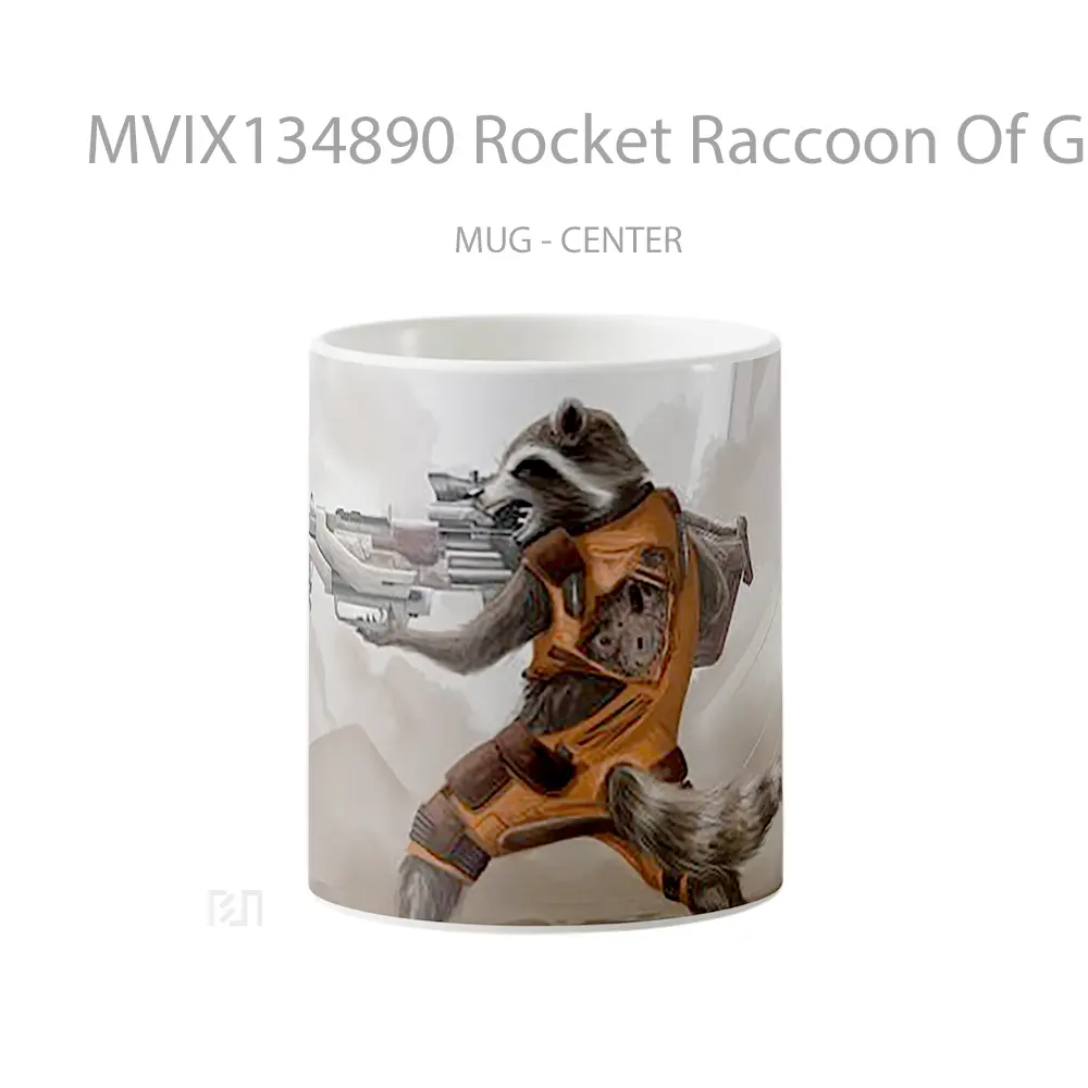Mug Rocket Raccoon Of Guardians Of The Galaxy Gelas Superhero