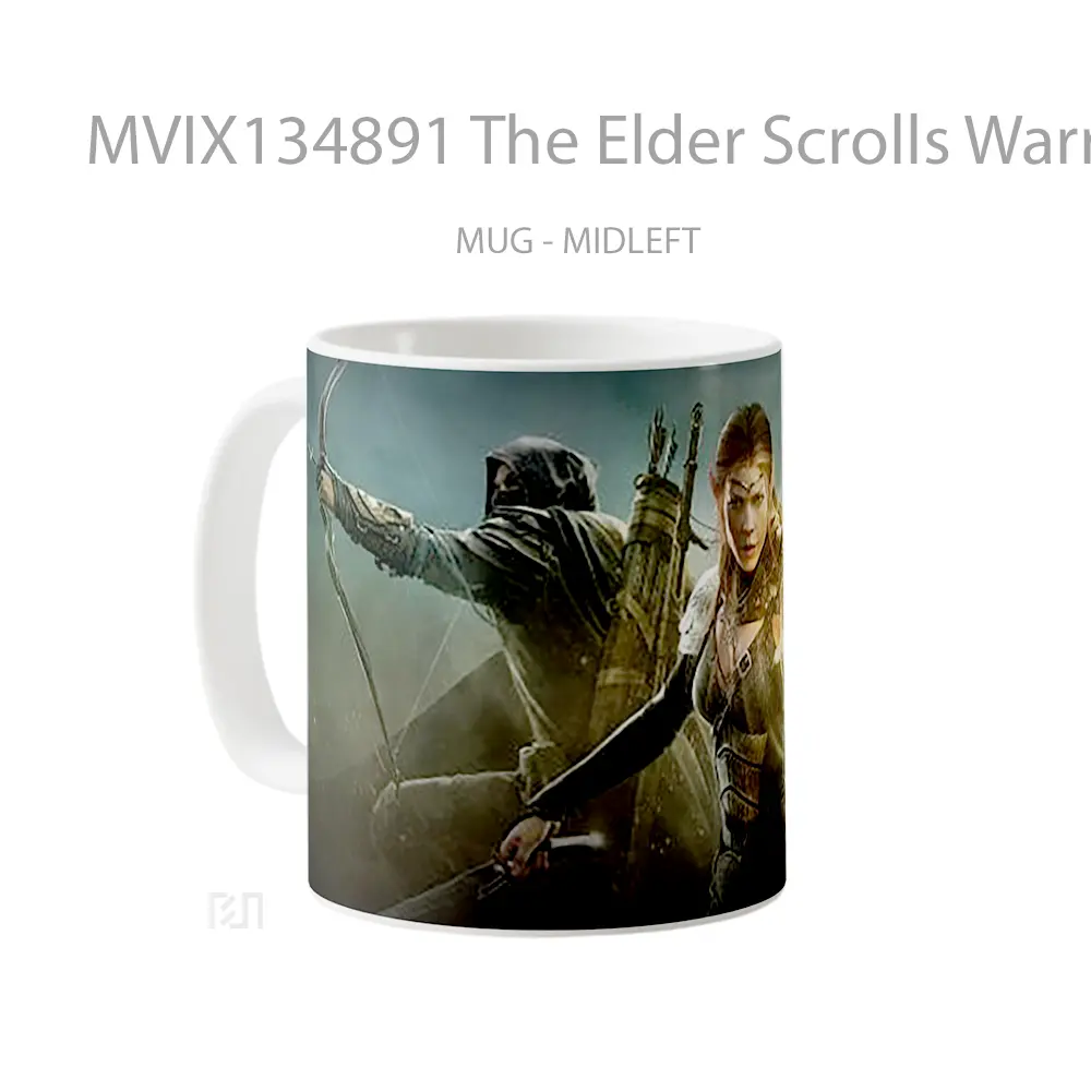 Mug The Elder Scrolls Warriors Gelas Keramik Unik - All-side / Desain