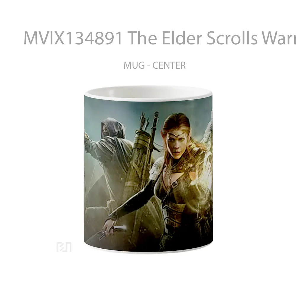 Mug The Elder Scrolls Warriors Gelas Keramik Unik