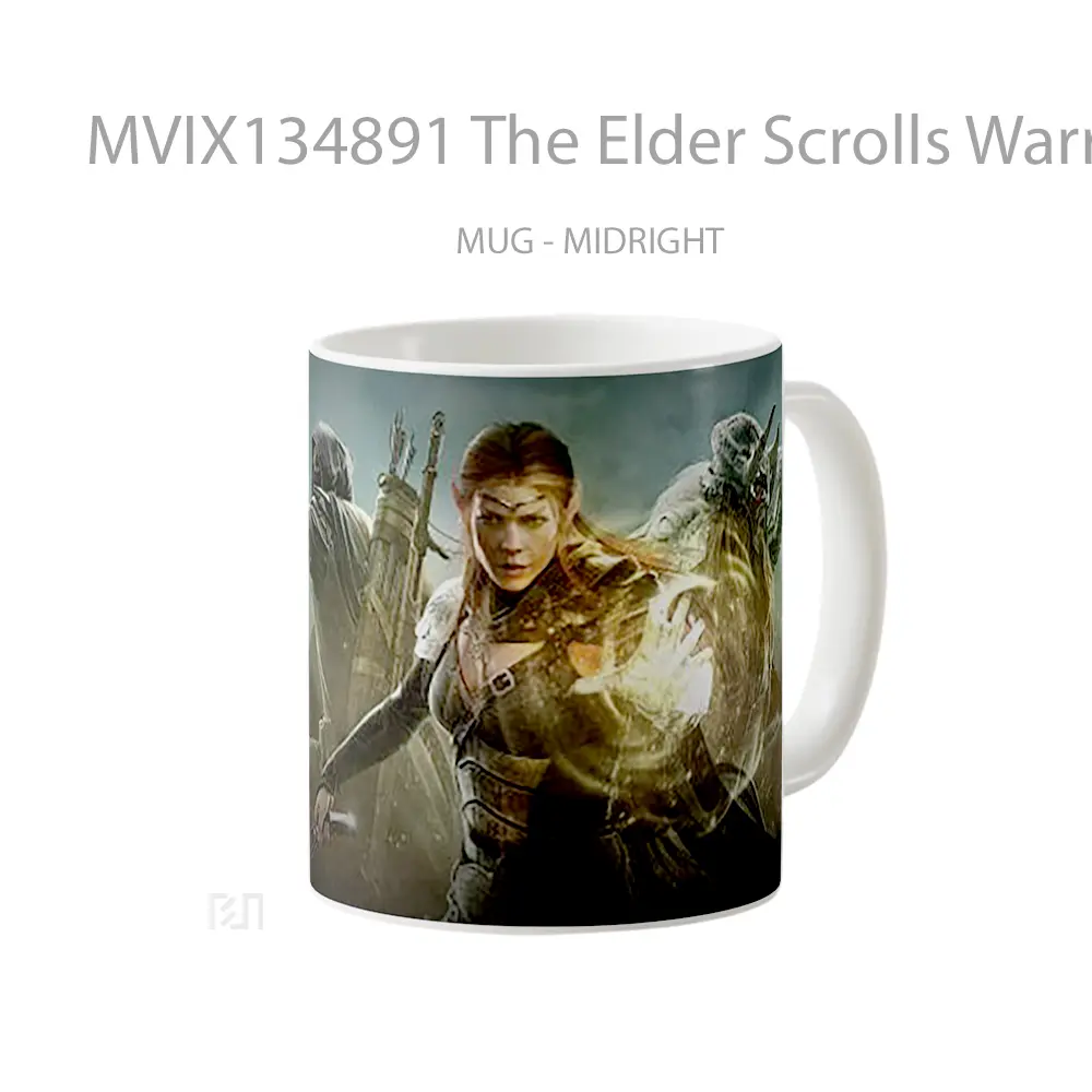 Mug The Elder Scrolls Warriors Gelas Keramik Unik - All-side / Desain