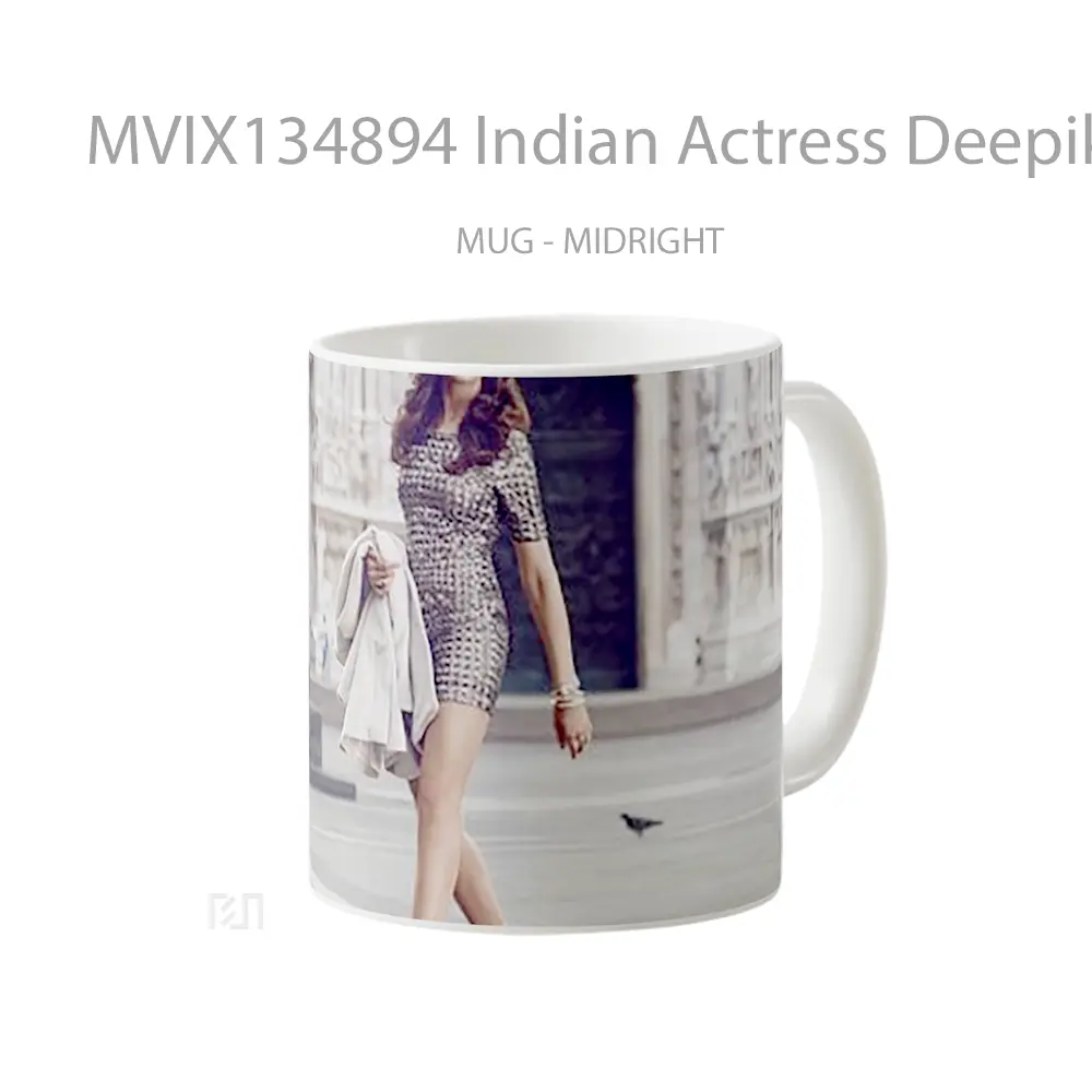 Mug Indian Actress Deepika Padukone Gelas Keramik Unik - All-side / Desain
