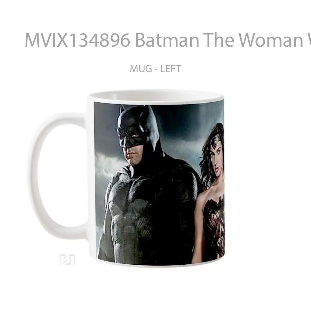 Mug Batman The Woman Wonder And Superman Gelas Superhero - All-side / Desain