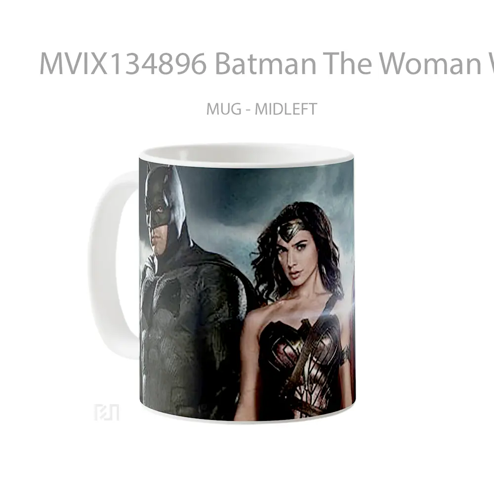 Mug Batman The Woman Wonder And Superman Gelas Superhero - All-side / Desain