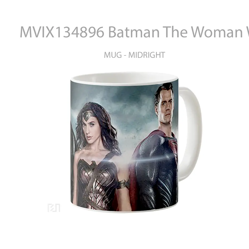 Mug Batman The Woman Wonder And Superman Gelas Superhero - All-side / Desain