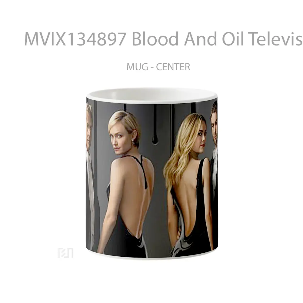 Mug Blood And Oil Television Series Gelas Keramik Unik