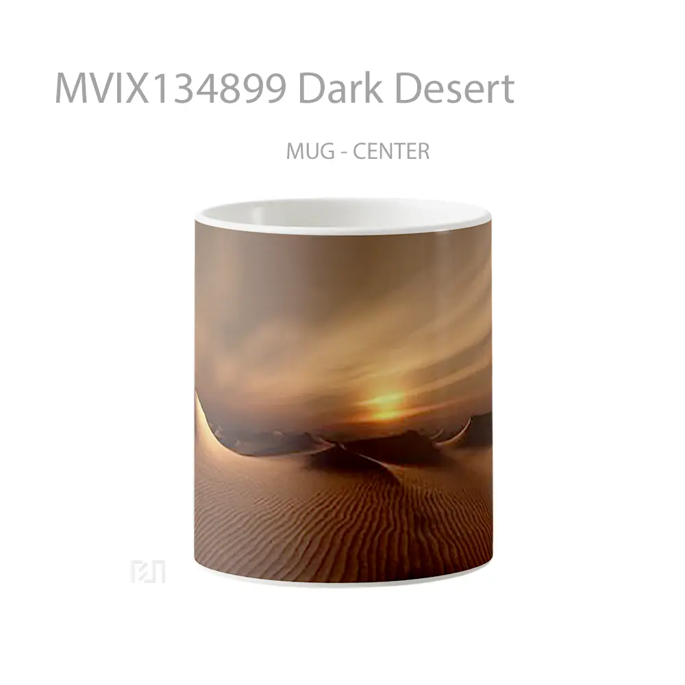Mug Dark Desert Gelas Pemandangan Alam