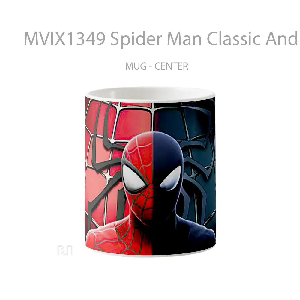 Mug Spider Man Classic And Symbiote Gelas Superhero