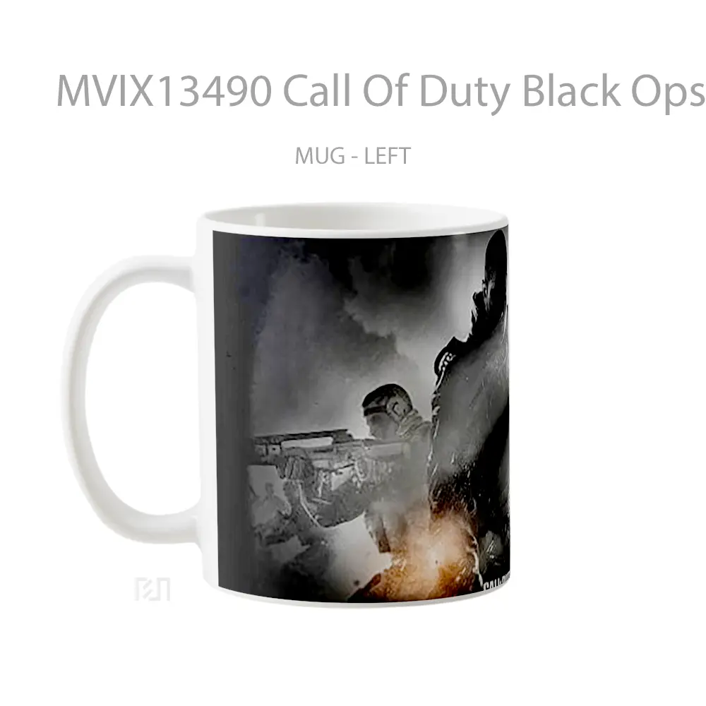 Mug Call Of Duty Black Ops 2 Revolution Cangkir Gamer - All-side / Desain