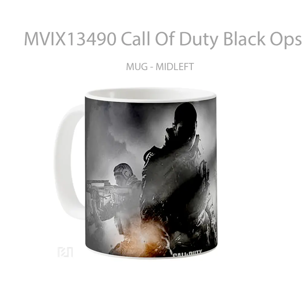 Mug Call Of Duty Black Ops 2 Revolution Cangkir Gamer - All-side / Desain