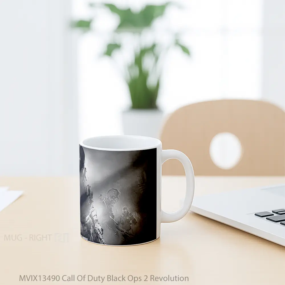 Mug Call Of Duty Black Ops 2 Revolution Cangkir Gamer - All-side / Desain