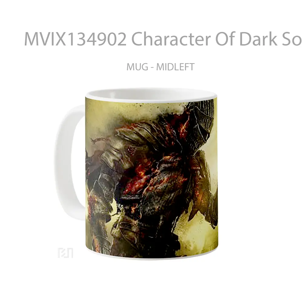 Mug Character Of Dark Souls 3 Gelas Keramik Unik - All-side / Desain