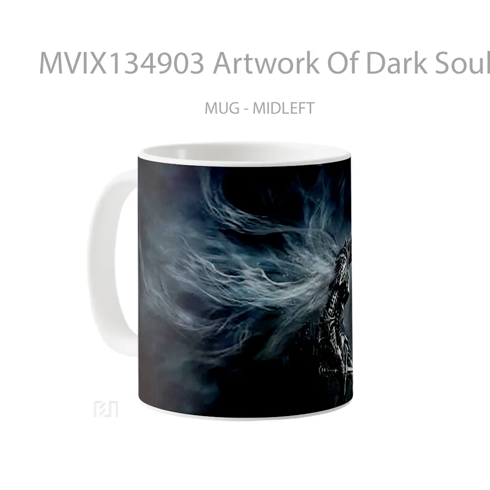 Mug Artwork Of Dark Souls 3 Gelas Seni Modern - All-side / Desain