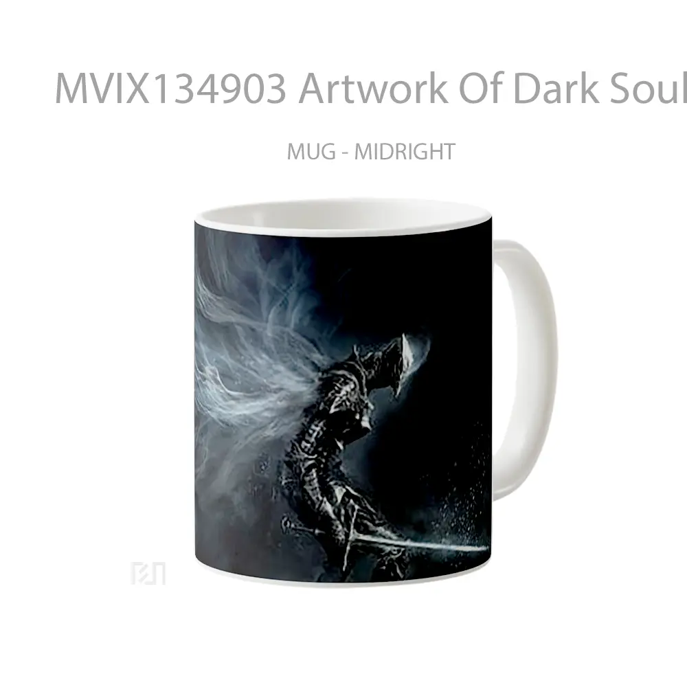 Mug Artwork Of Dark Souls 3 Gelas Seni Modern - All-side / Desain