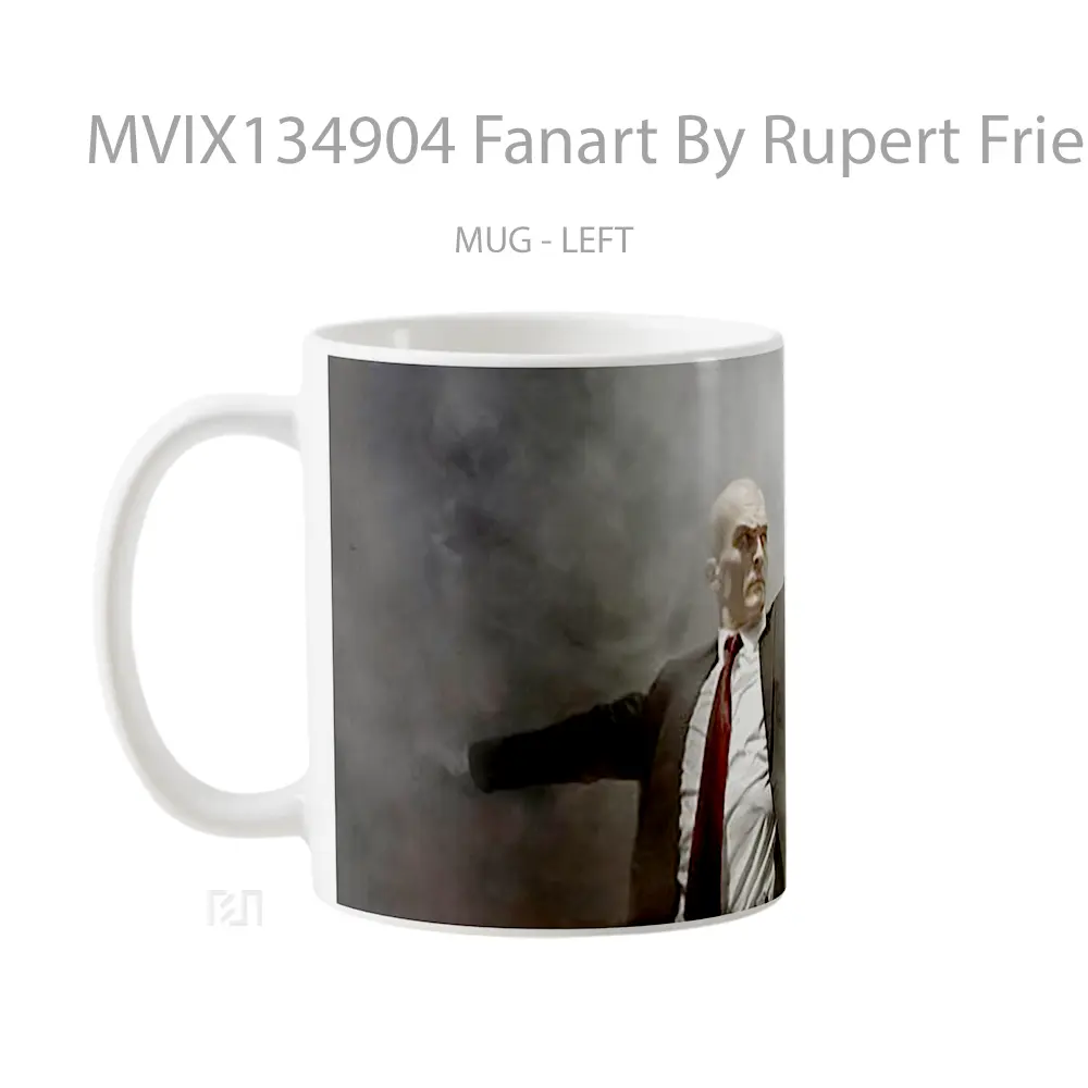 Mug Fanart By Rupert Friend On Hitman Agent 47 Gelas Keramik Unik - All-side / Desain