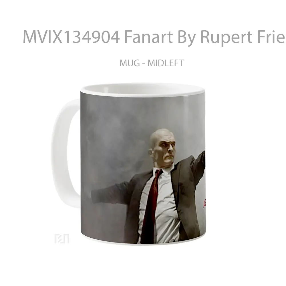 Mug Fanart By Rupert Friend On Hitman Agent 47 Gelas Keramik Unik - All-side / Desain