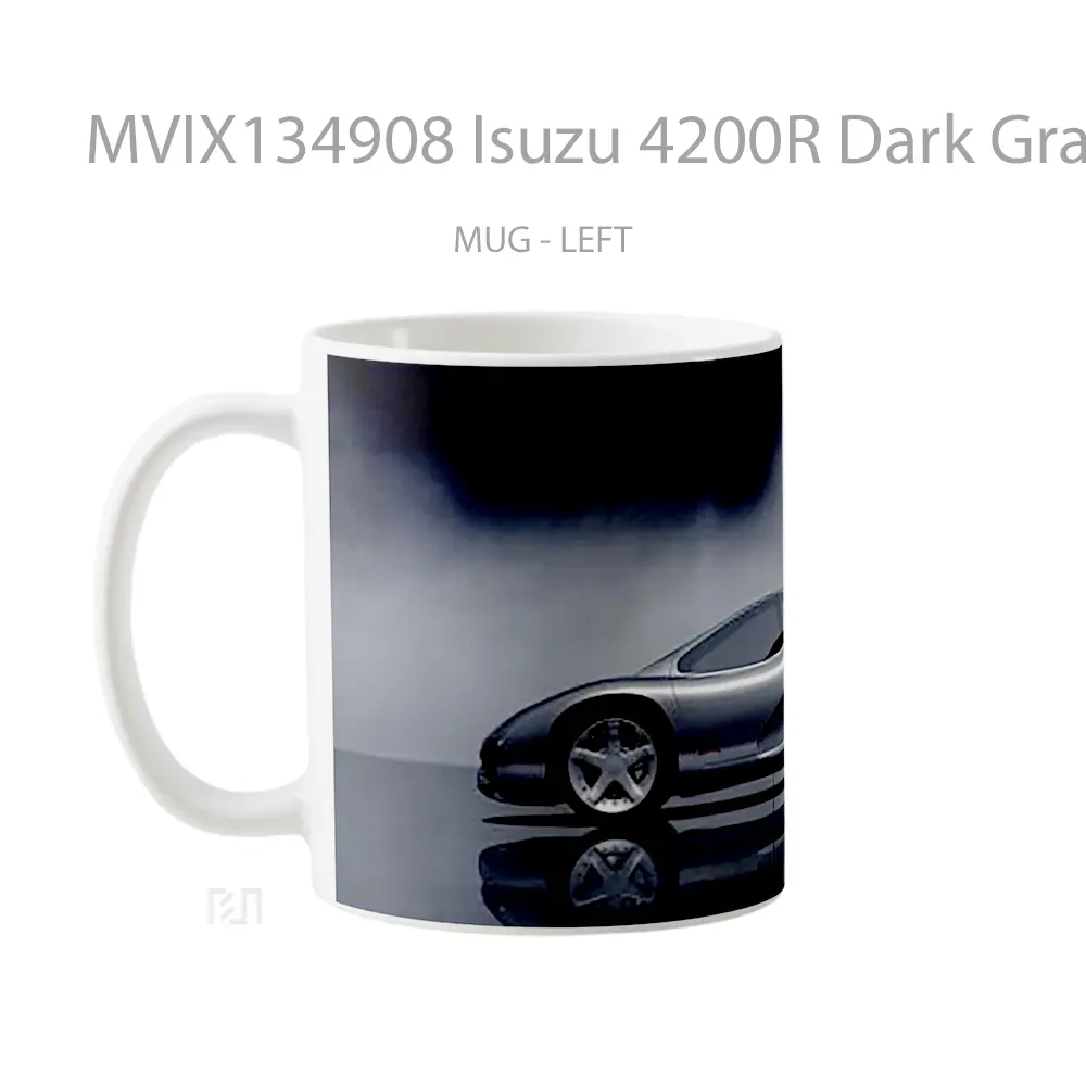 Mug Isuzu 4200R Dark Gray Concept Gelas Keramik Unik - All-side / Desain
