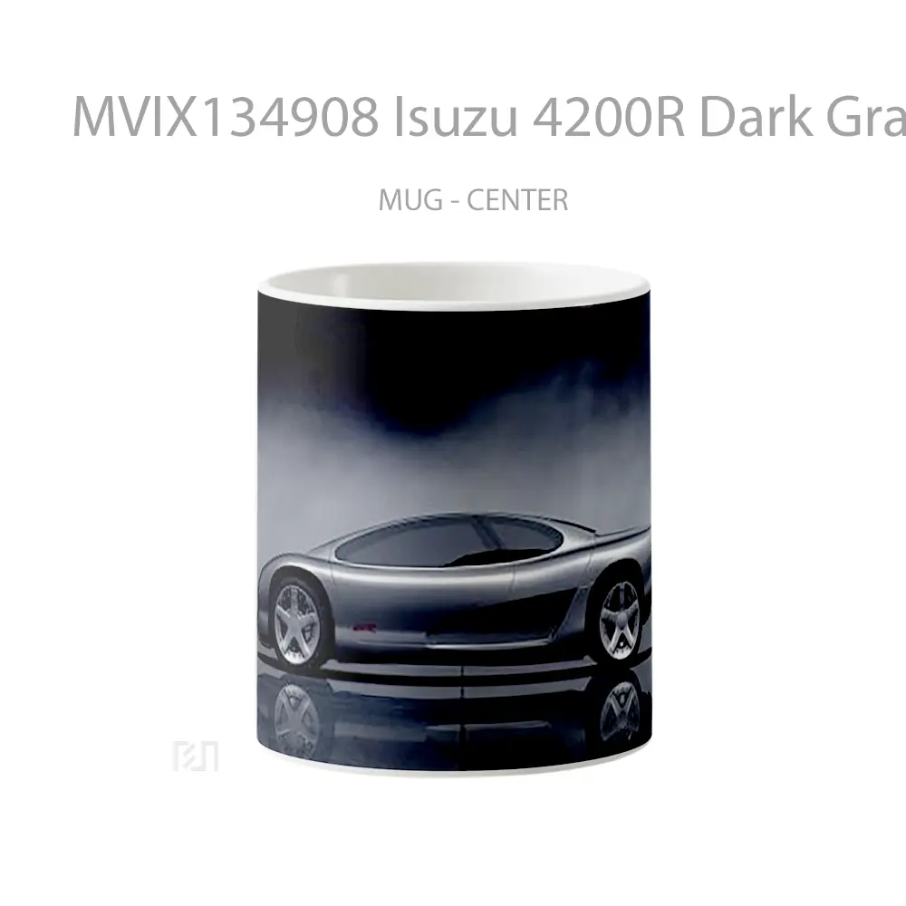 Mug Isuzu 4200R Dark Gray Concept Gelas Keramik Unik