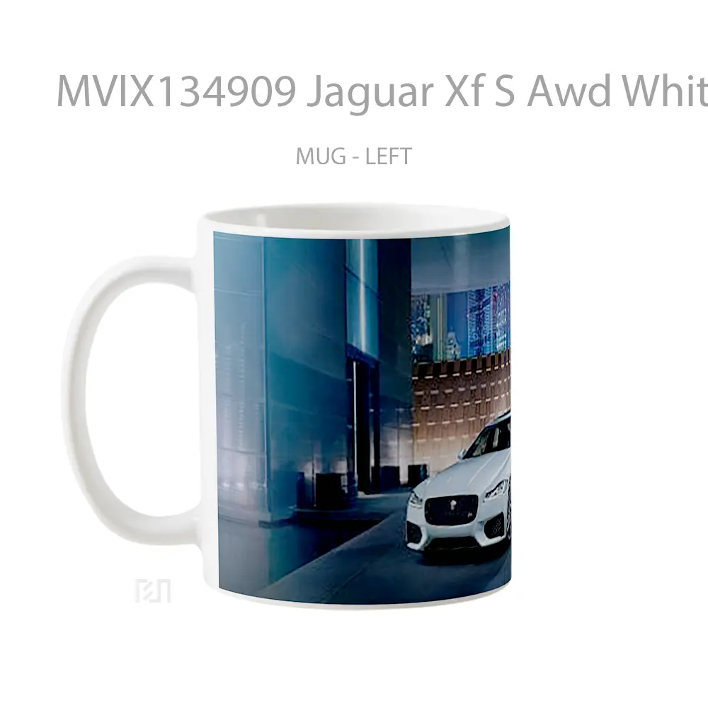 Mug Jaguar Xf S Awd White Gelas Keramik Unik - All-side / Desain