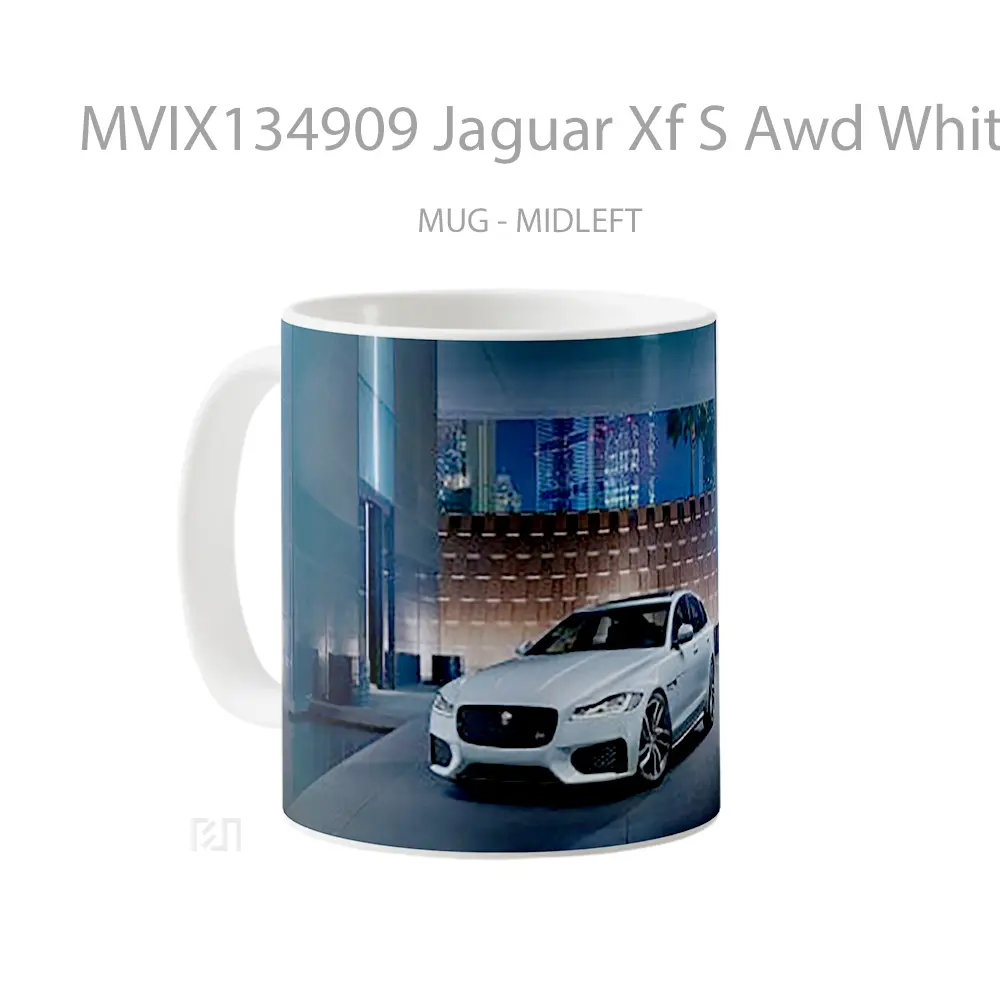 Mug Jaguar Xf S Awd White Gelas Keramik Unik - All-side / Desain