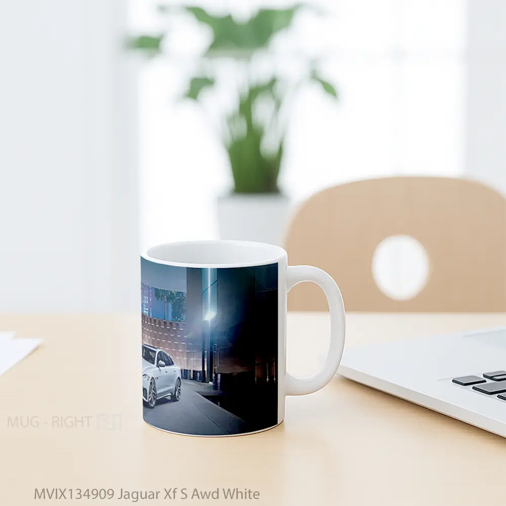 Mug Jaguar Xf S Awd White Gelas Keramik Unik - All-side / Desain