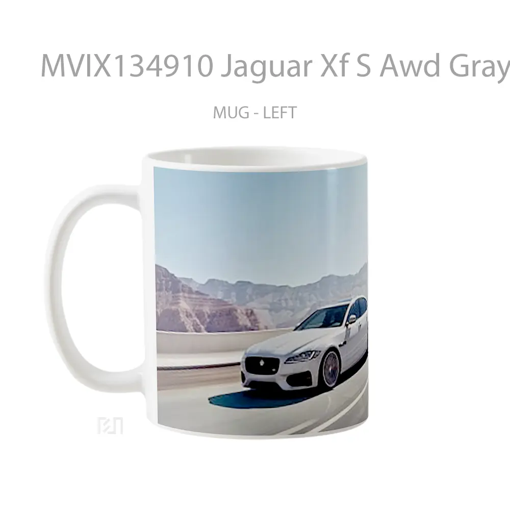 Mug Jaguar Xf S Awd Gray Gelas Keramik Unik - All-side / Desain