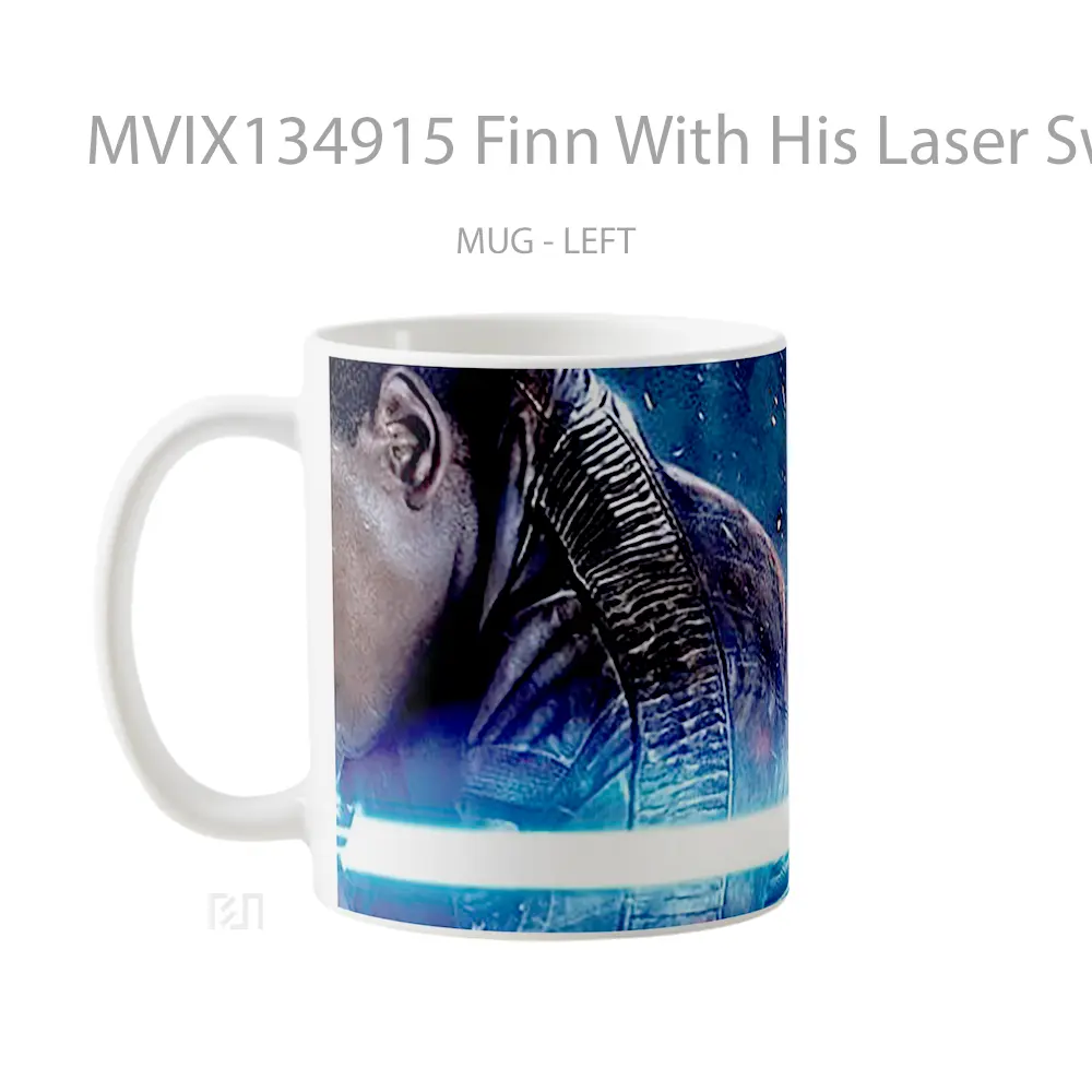Mug Finn With His Laser Sword Gelas Keramik Unik - All-side / Desain