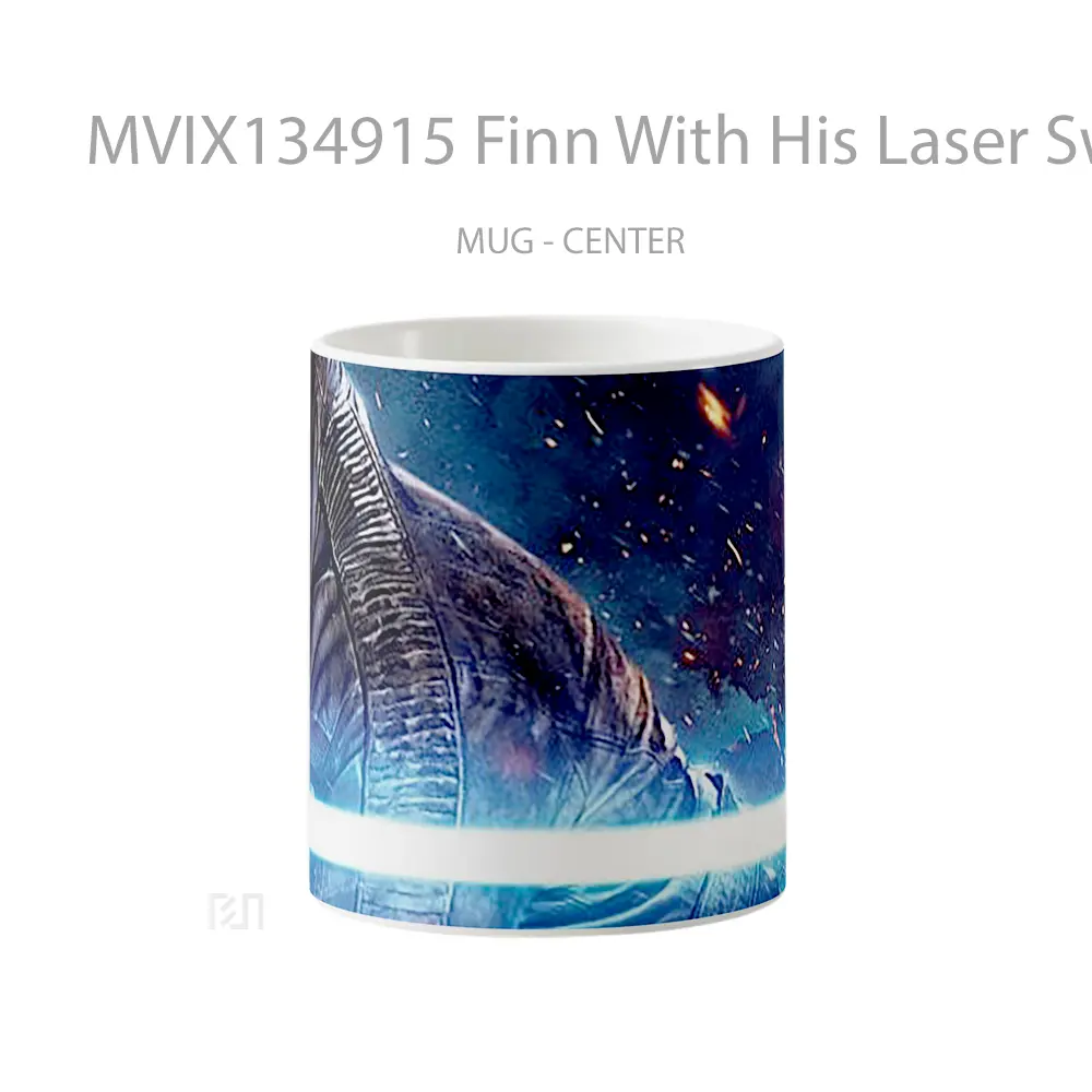 Mug Finn With His Laser Sword Gelas Keramik Unik