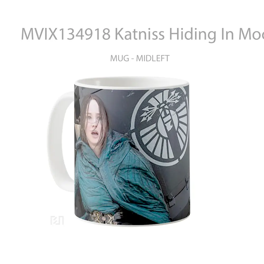 Mug Katniss Hiding In Mockingjay V2 Gelas Keramik Unik - All-side / Desain