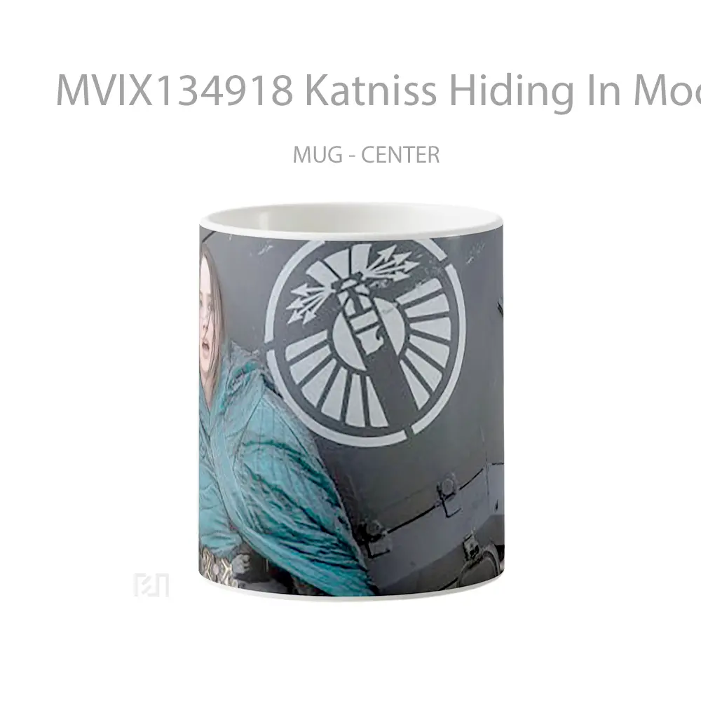 Mug Katniss Hiding In Mockingjay V2 Gelas Keramik Unik