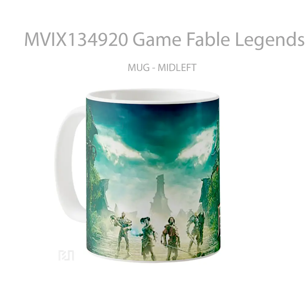 Mug Game Fable Legends Cangkir Gamer - All-side / Desain