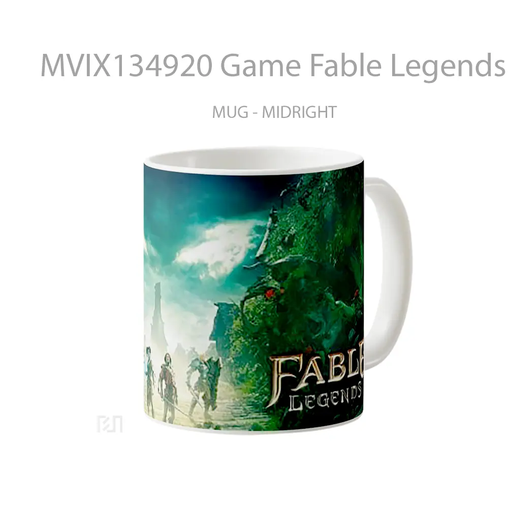 Mug Game Fable Legends Cangkir Gamer - All-side / Desain