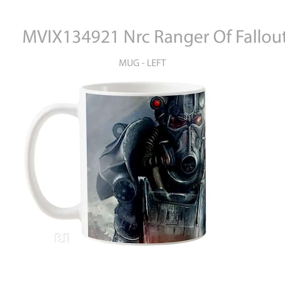 Mug Nrc Ranger Of Fallout 4 Gelas Keramik Unik - All-side / Desain