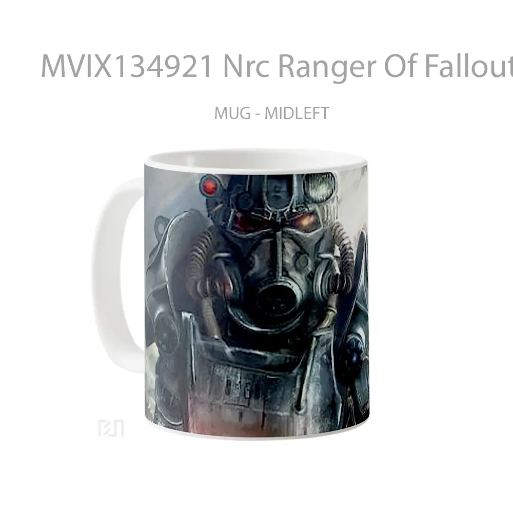 Mug Nrc Ranger Of Fallout 4 Gelas Keramik Unik - All-side / Desain