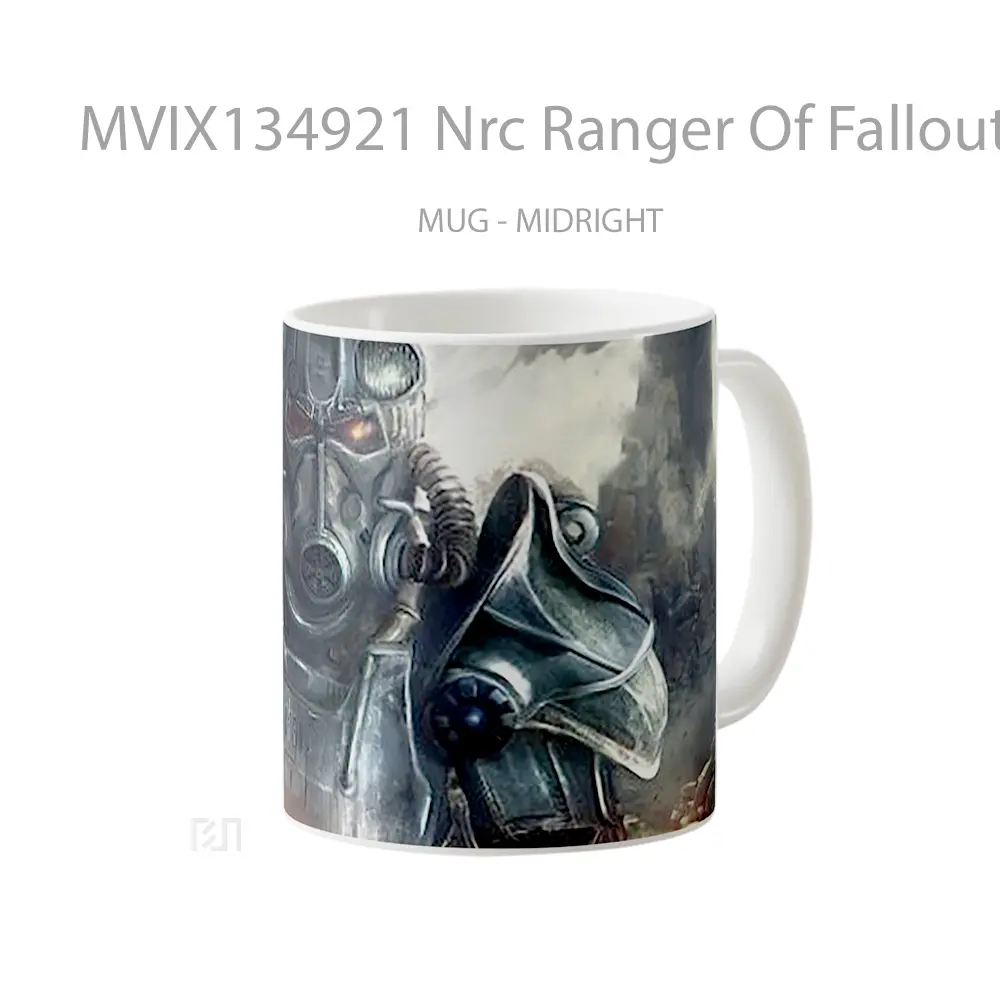 Mug Nrc Ranger Of Fallout 4 Gelas Keramik Unik - All-side / Desain