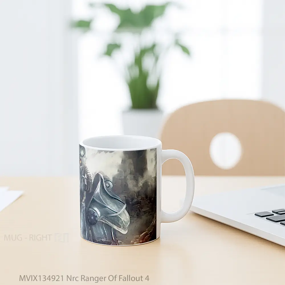 Mug Nrc Ranger Of Fallout 4 Gelas Keramik Unik - All-side / Desain