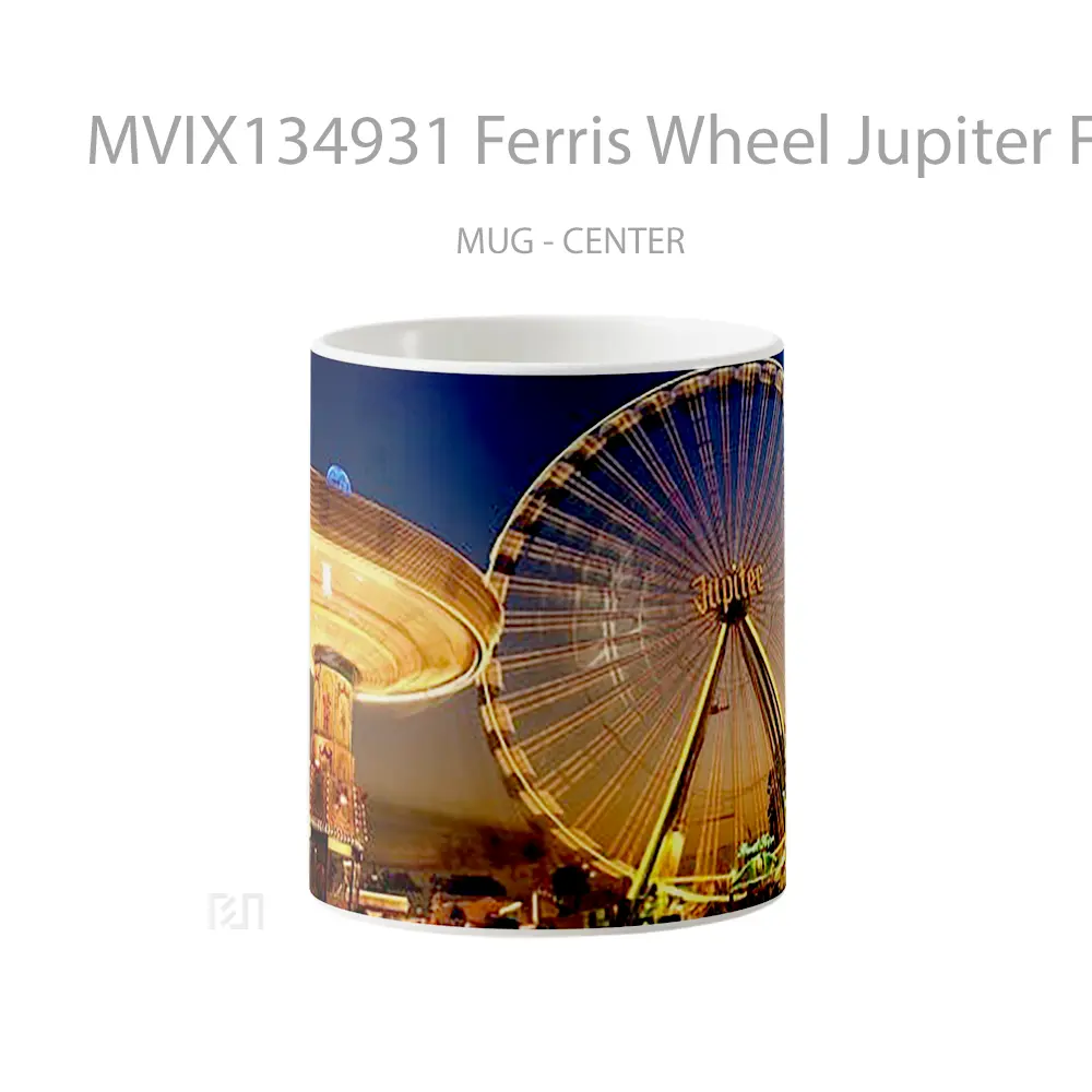 Mug Ferris Wheel Jupiter Ferris Gelas Keramik Unik