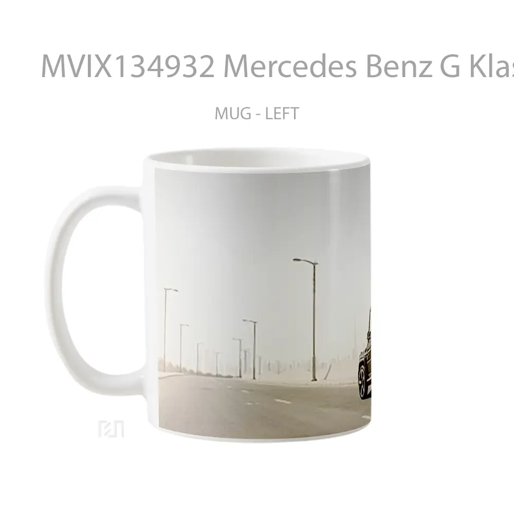 Mug Mercedes Benz G Klasse W463 Black Cangkir Mobil - All-side / Desain
