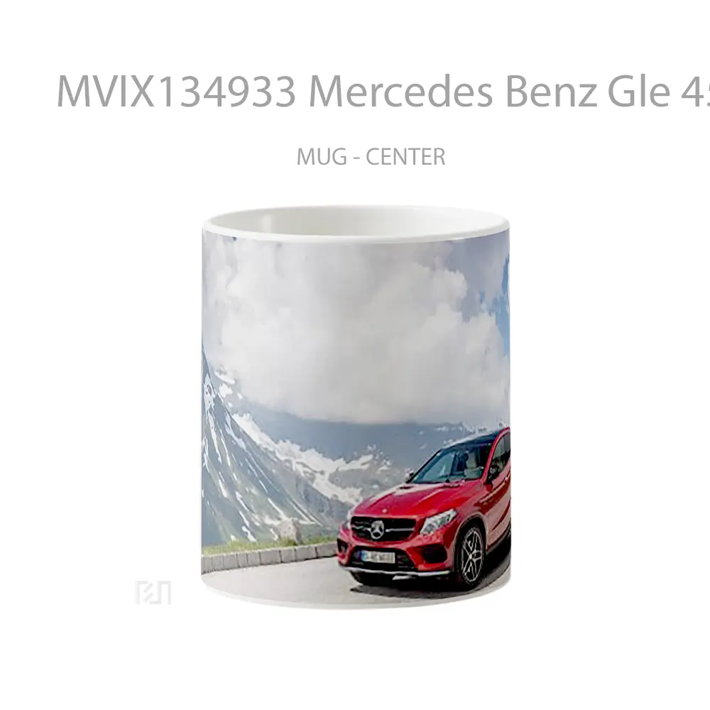 Mug Mercedes Benz Gle 450 Amg Red In Mountains Cangkir Mobil