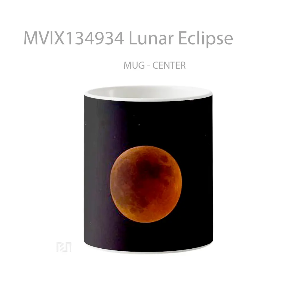 Mug Lunar Eclipse Gelas Keramik Unik