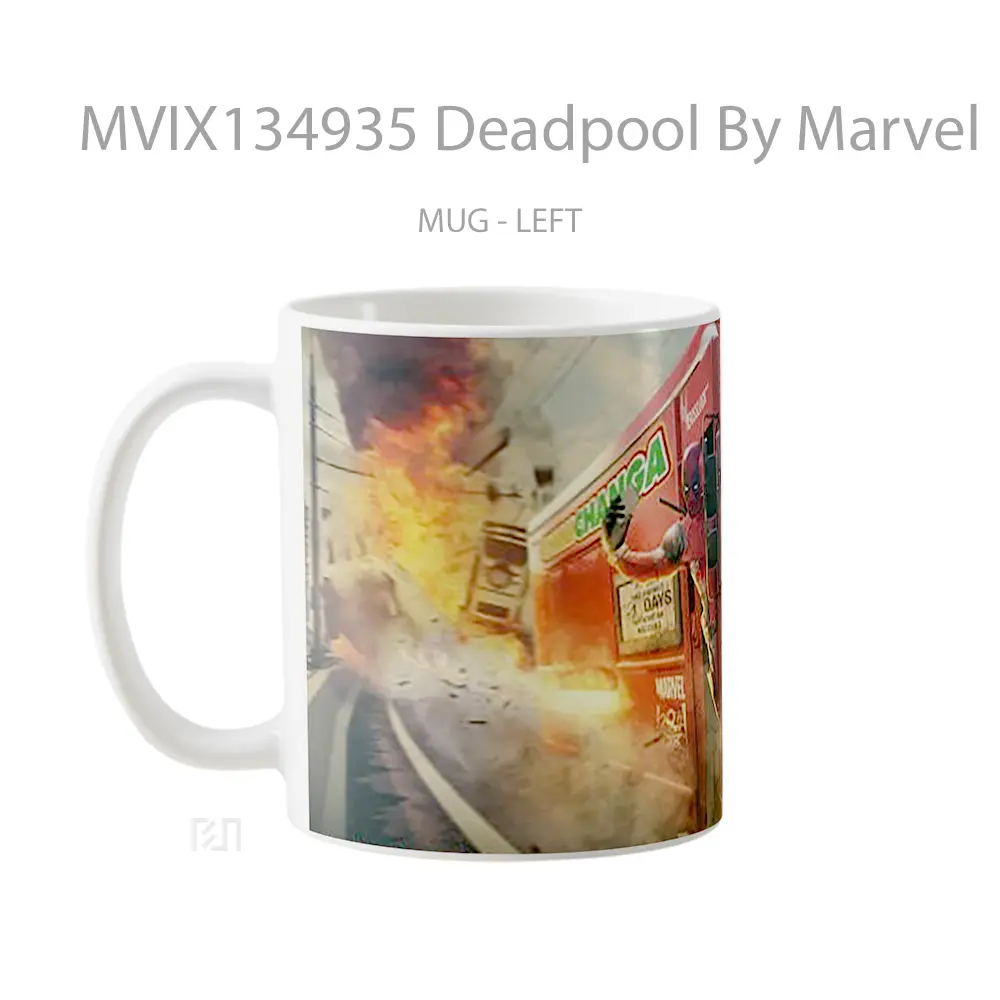 Mug Deadpool By Marvel Gelas Superhero - All-side / Desain