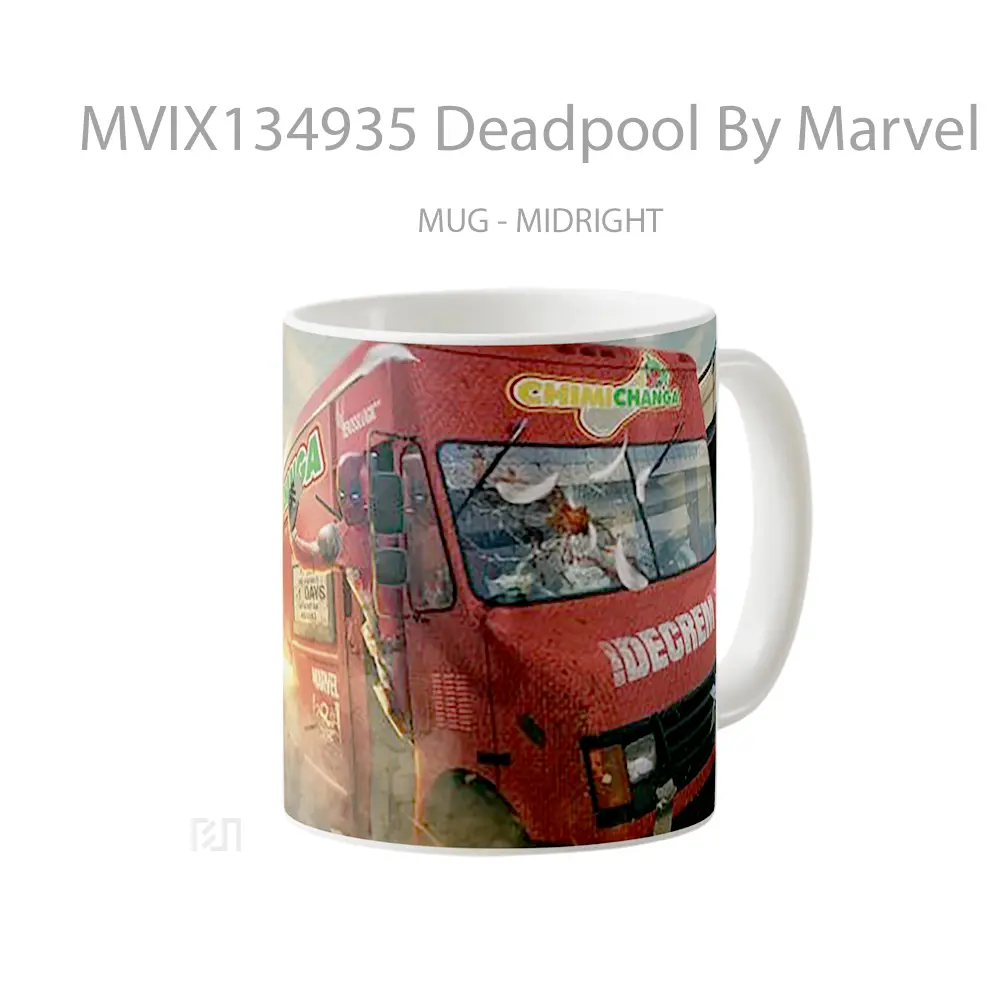 Mug Deadpool By Marvel Gelas Superhero - All-side / Desain