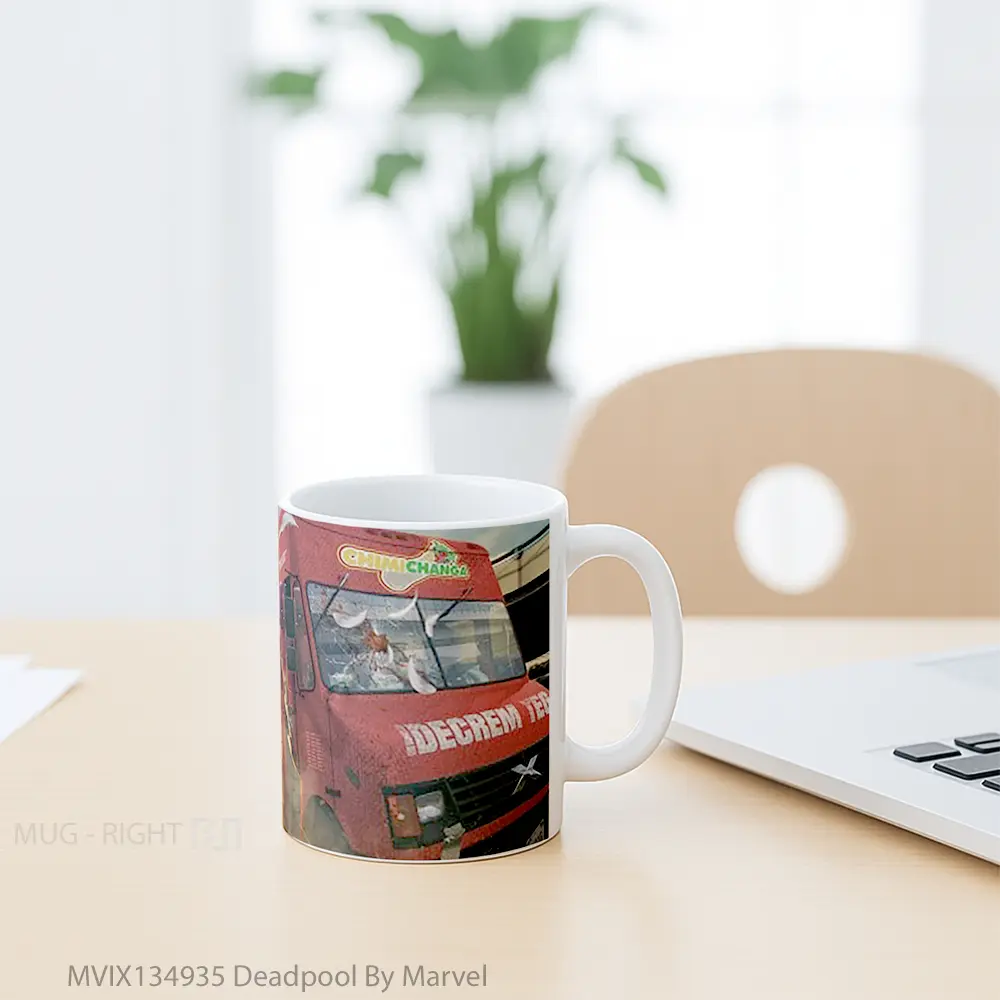 Mug Deadpool By Marvel Gelas Superhero - All-side / Desain