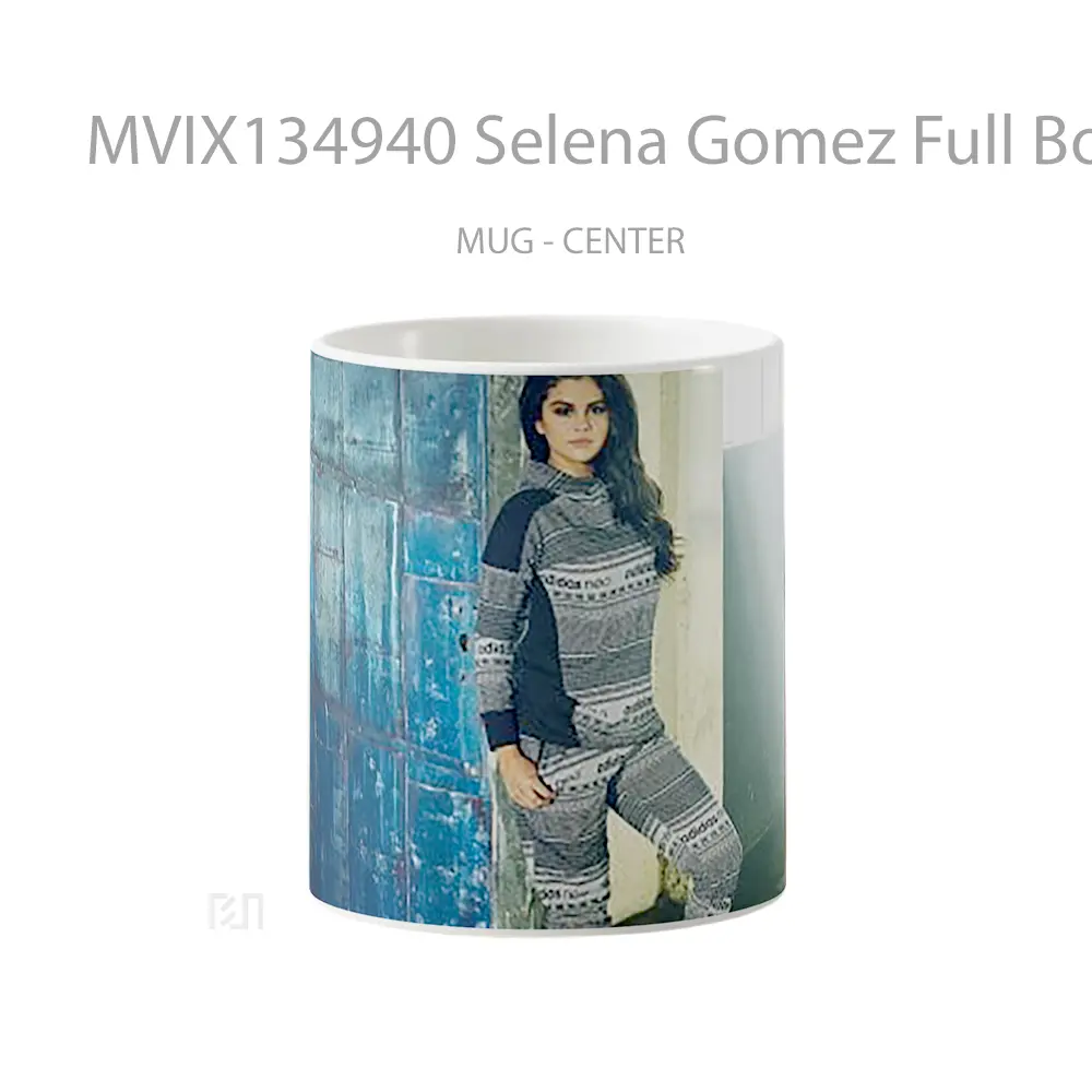 Mug Selena Gomez Full Body Gelas Selebriti