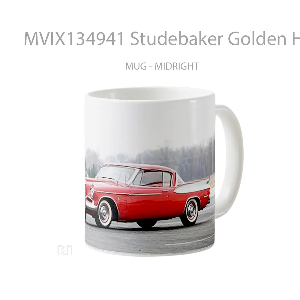 Mug Studebaker Golden Hawk 1957 Red Gelas Hewan Lucu - All-side / Desain