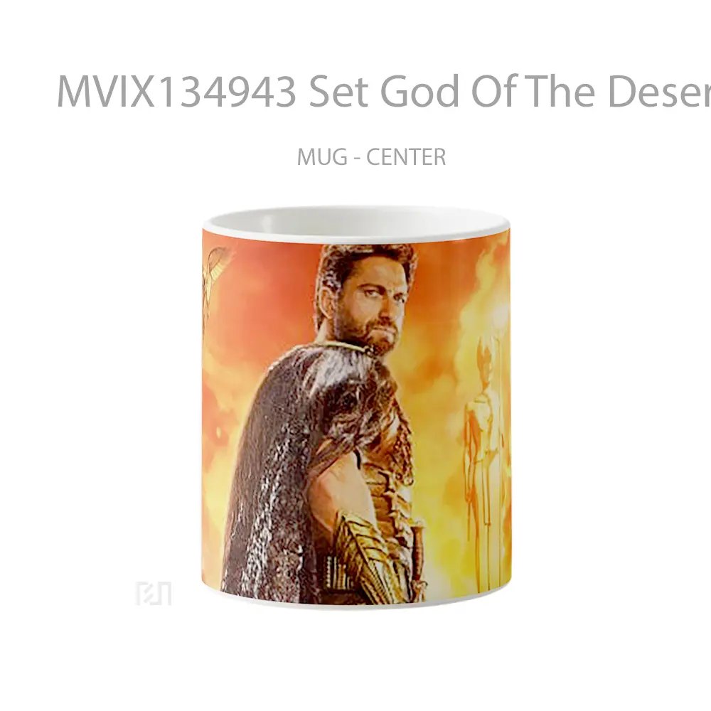 Mug Set God Of The Desert Of The Gods Of Egypt Gelas Pemandangan Alam